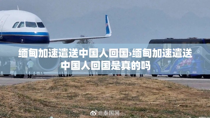 缅甸加速遣送中国人回国›缅甸加速遣送中国人回国是真的吗
