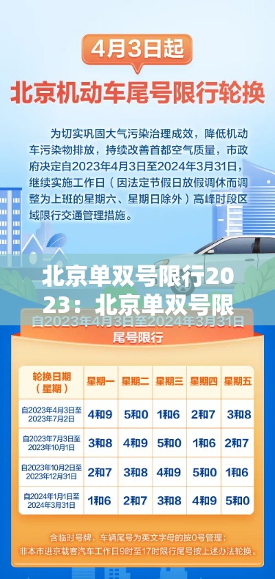 北京单双号限行2023:北京单双号限行2025最新规定 北京单双号限行2023:北京单双号限行2025最新规定